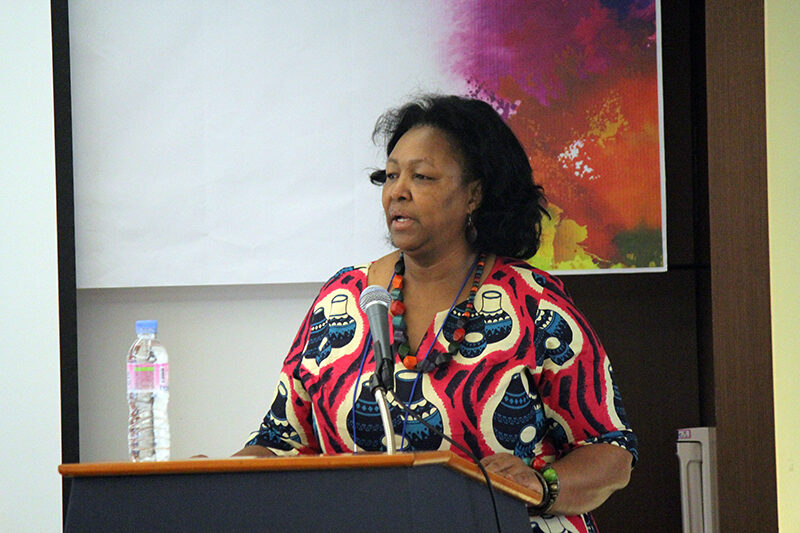 Connie Kivuti, General Secretary of the Evangelical Alliance in Kenya, spoke on the partnerships she developed to resource the work of the EAK.jpg