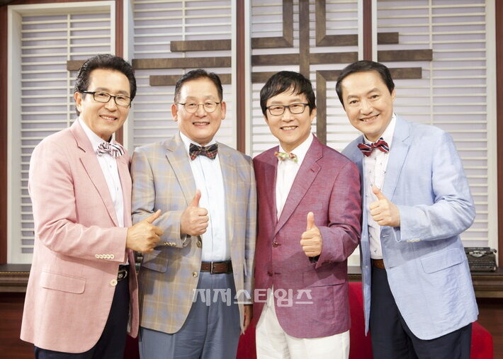 ▲ (왼쪽부터) 장욱조, 노문환, 김석균 목사와 김민식 전도사 ⓒCTS2.jpg